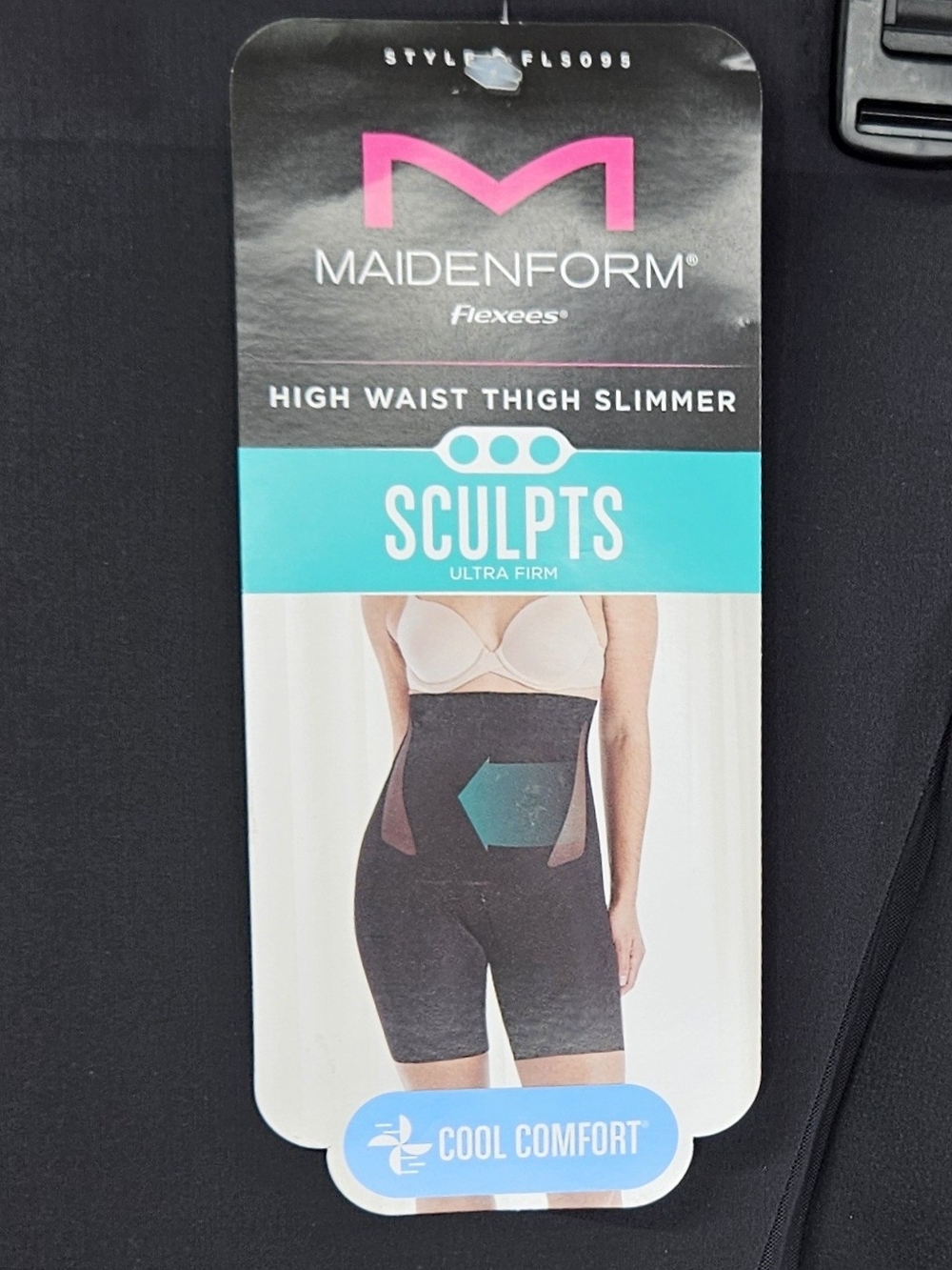Maidenform Flexees Sculpts High Waist Thigh Slimmer Cool Comfort Size 3XL